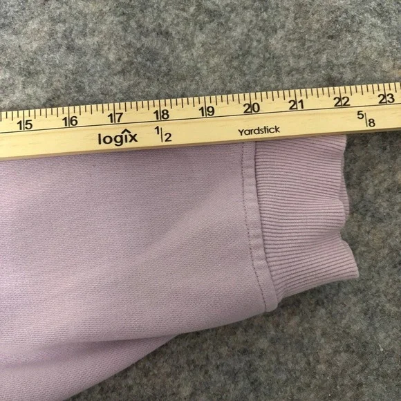 Cabelas Authentic By Nature Sweatshirt Womens Large Purple Embroidered Crewneck - Picture 8 of 8